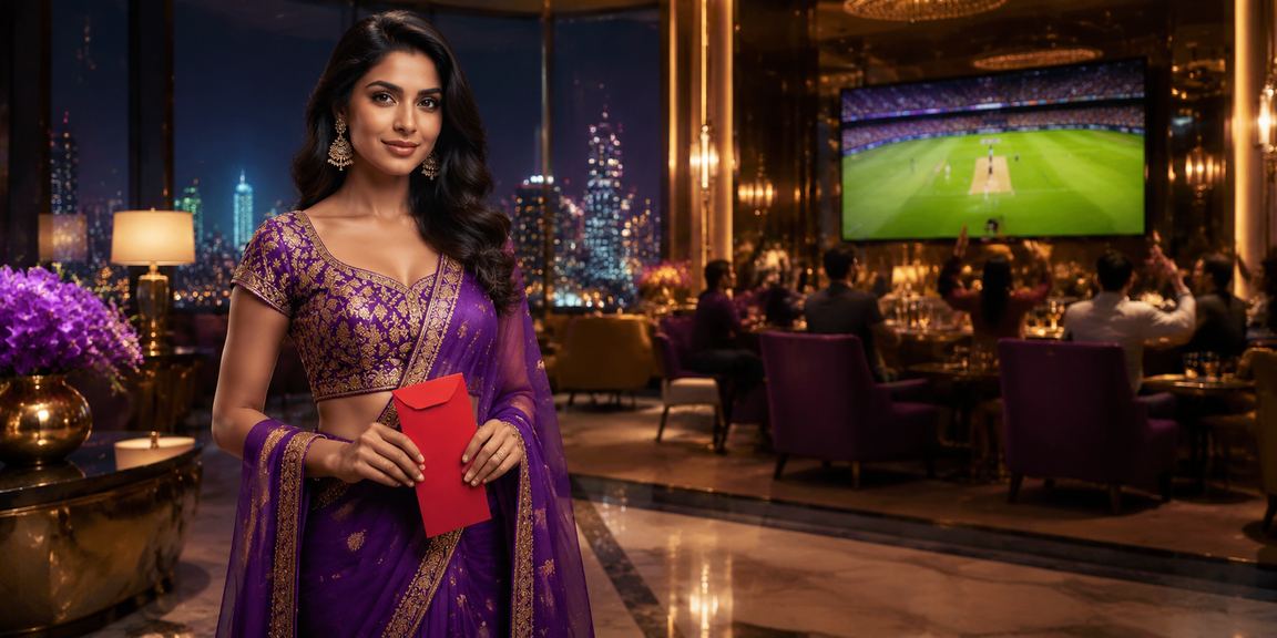 Cricket fan placing a bet in Pune city